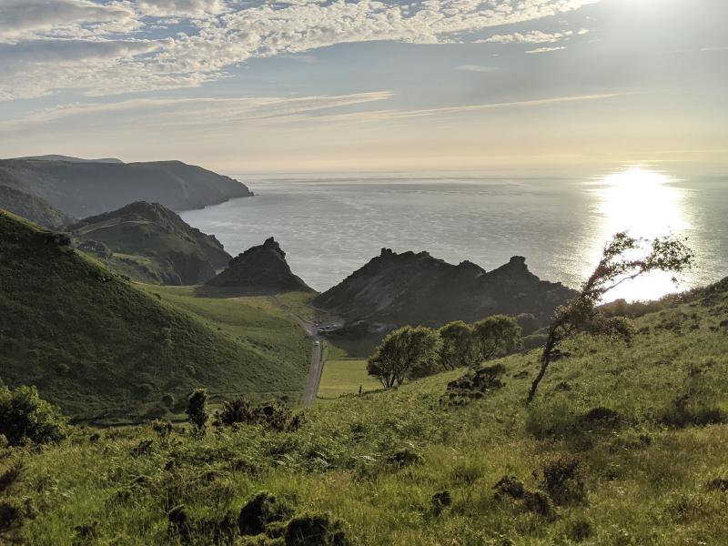 The Valley of Rocks, from The Denes attractions gallery