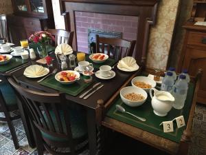 Breakfast served in The Denes dining room